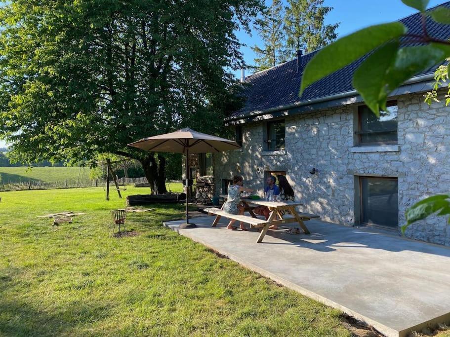 Gerestaureerde Hoeve Met Zicht Durbuy Dış mekan fotoğraf